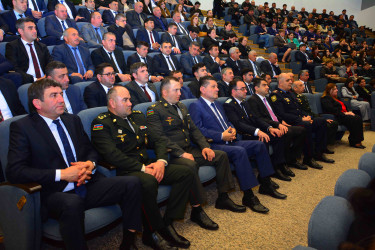 Ağstafada Ümummilli Lider Heydər Əliyevin anadan olmasının 103-cü ildönümünə həsr olunmuş  ümumrayon tədbiri keçirilib