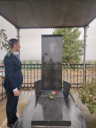 Ağstafada şəhidlərimizin məzarları ziyarət olunub, ailə üzvlərinə baş çəkilib