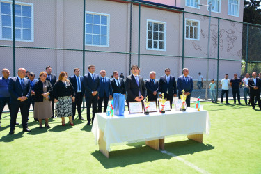 Ağstafada Ümummilli Lider Heydər Əliyevin 102-ci ildönümünə həsr olunmuş yerli bələdiyyə komandaları arasındakı minifutbol üzrə xatirə turnirinin final oyunu keçirilib, qaliblər təltif olunublar
