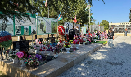 27 sentyabr- Anım Günü ilə əlaqədar Ağstafada şəhidlərimizin məzarları və xatirə abidələri ətrafında müvafiq abadlıq işləri həyata keçirilir