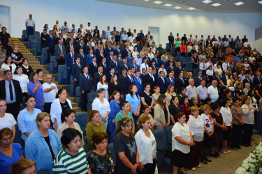 Ağstafada “Şəhərsalma və Memarlıq İli” çərçivəsində "20 sentyabr Dövlət Suverenliyi Günü"nə həsr olunmuş "Suvernenlik-dövlətimizin təməli, memarlıq və gələcəyimizin imzasıdır!" mövzusunda tədbir keçirilib.