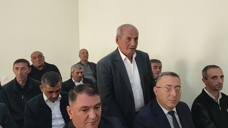 Vətəndaşların növbəti səyyar qəbulu Göycəli kəndində keçirilib