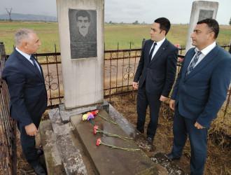 Ağstafada şəhidlərimizin məzarları ziyarət olunub, ailə üzvlərinə baş çəkilib