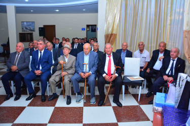 Ağstafalı qocaman şair Nəriman Mehdixanlının 90 illik yubileyi qeyd olunub