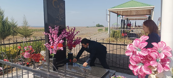 Ağstafada şəhidlərimizin məzarları ziyarət olunub, ailə üzvlərinə baş çəkilib
