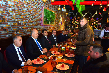 Ağstafada Novruz bayramı ərəfəsində növbəti görüş qazilər və müharibə veteranları ilə keçirilib