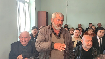 Ağstafada vətəndaşların səyyar qəbulunun növbəti ünvanı Poylu kənd yaşayış məntəqəsi olub