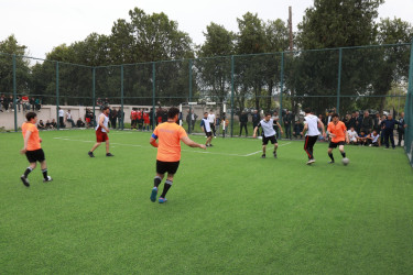 Ümummilli Lider Heydər Əliyevin anadan olmasının 102 -ci ildönümünə  həsr olunmuş Ağstafanın yerli bələdiyyə komandaları arasında minifutbol  turnirinə start verilib
