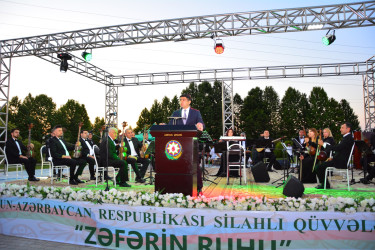 Ağstafada 26 iyun  Azərbaycan Respublikasının Silahlı Qüvvələri Günü münasibətilə bayram konserti təşkil olunub