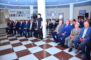 Ağstafalı qocaman şair Nəriman Mehdixanlının 90 illik yubileyi qeyd olunub