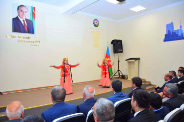 Ağstafada “Şəhərsalma və Memarlıq İli” çərçivəsində “Milli memarlıq irsimiz” mövzusunda maarifləndirici tədbir keçirilib
