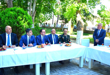 Ağstafada şəhidlərimizin ailə üzvləri ilə növbəti görüş təşkil olunub