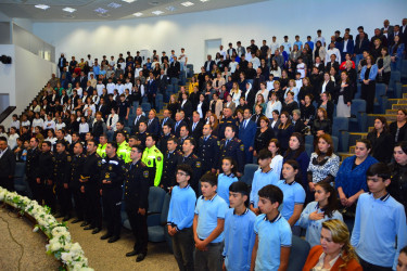 Ağstafada “Ümumtəhsil məktəblərində şagird davranış qaydaları, Dini radikalizm, erkən nikahlar və narkomaniyaya qarşı mübarizə” mövzusunda maarifləndirici tədbir keçirilib