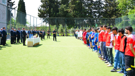 Ağstafada Ümummilli Lider Heydər Əliyevin 102-ci ildönümünə həsr olunmuş yerli bələdiyyə komandaları arasındakı minifutbol üzrə xatirə turnirinin final oyunu keçirilib, qaliblər təltif olunublar