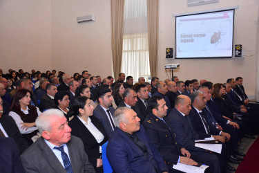 Ağstafada Şuranın növbəti iclası və qəhvəyi mərmər bağacığı ilə mübarizəyə dair tədbir keçirilib