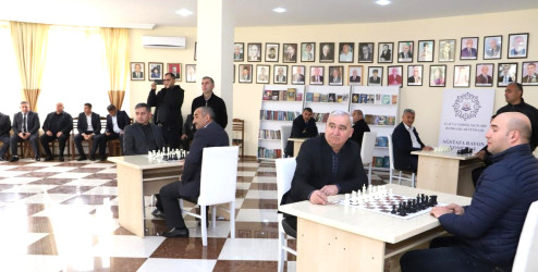 Ulu Öndər Heydər Əliyevin anadan olmasının 103-cü ildönümünə həsr olunan respublikanın ümumtəhsil müəssisələrində çalışan əməkdaşlar arasında keçirilən şahmat yarışının Ağstafa rayonu üzrə yekun final mərhələsi baş tutub