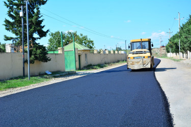 Ağstafa şəhərinin yol-nəqliyyat  infrastrukturunun davamlı yenilənməsi diqqətdə saxlanılır