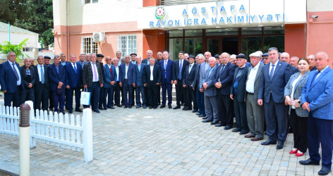 Ağstafa Rayon Ağsaqqallar Şurasının fəaliyyətinə dair hesabat konfransı keçirilib