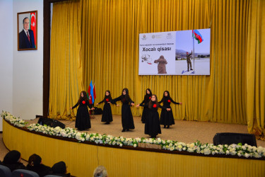 Ağstafada Xocalı Soyqırımının 33-cü ildönümünə həsr olunmuş ümumrayon anım tədbiri keçirilib