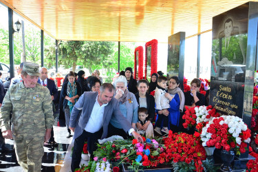 Vətən müharibəsi könüllüsü, məktəb direktoru şəhidi Elvin Elsevər oğlu İmaməliyevin doğum günündə xatirəsi ehtiramla yad edilib