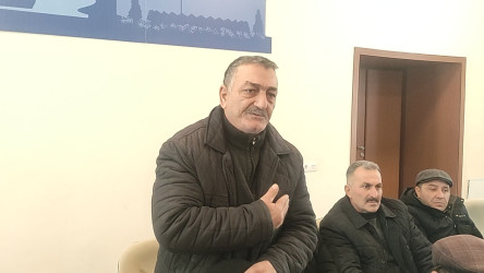 Seymur Orucov vətəndaşların növbəti səyyar qəbulunu Həsənsu kənd yaşayış məntəqəsində keçirib