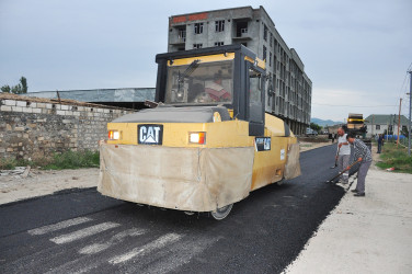 Ağstafa şəhərinin yol-nəqliyyat  infrastrukturunun davamlı yenilənməsi diqqətdə saxlanılır