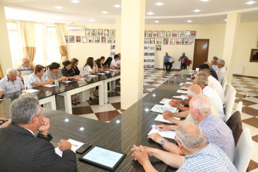 Ağstafa rayon “Yazıçılar Evi”ndə "Gənclərin ictimai həyatda rolu" mövzusunda tədbir keçirilib