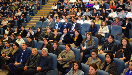 Ağstafa rayon Heydər Əliyev Mərkəzində "Müasir inklüziv təhsil, yeni yanaşmalar və tətbiq modelləri" mövzusunda təhsil işçiləri ilə maarifləndirici görüş keçirilib