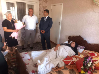 Birinci Qarabağ müharibəsi şəhidimizin anası ziyarət olunub