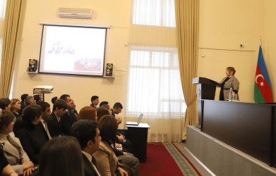 Ölkəmizdə ənənəvi “Gender əsaslı zorakılığa qarşı 16 günlük fəallıq” kampaniyası çərçivəsində Ağstafada “Hər Fərd, Bərabər Hüquq” mövzusunda maarifləndirici tədbir keçirilib