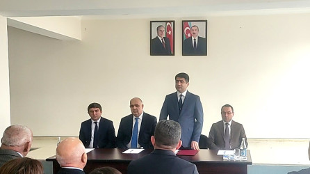 Seymur Orucov Ağstafanın Qıraq Kəsəmən kəndində növbəti dəfə vətəndaşları dinləyib