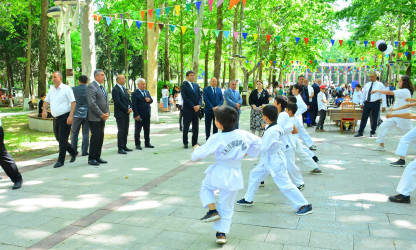 Ağstafada “Fırçaların dili ilə Bütöv Azərbaycan” mövzusunda rəsm sərgisi təşkil olunub