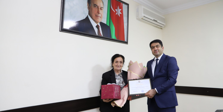 Ağstafanın qabaqcıl təhsil işçilərindən olan Qızbəs Əliyevanın 75 illik yubileyi qeyd olunub