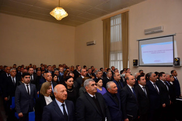 Ağstafada Şuranın növbəti iclası və qəhvəyi mərmər bağacığı ilə mübarizəyə dair tədbir keçirilib