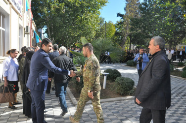 Ağstafa şəhərində “Şəhid” Memorial Abidə Kompleksi ziyarət olunub, şəhidlərimizin xatirəsi dərin ehtiramla anılıb.