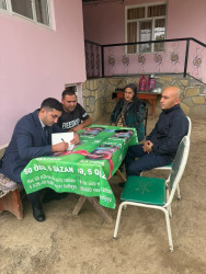 Ağstafada Vətən müharibəsi iştirakçıları və qazilər ziyarət olunub