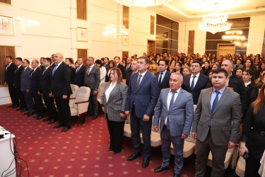Ağstafada Ulu Öndər Heydər Əliyevin anadan olmasının 103 illiyinə həsr olunmuş “Vətənə, xalqa həsr olunan ömür” adlı ədəbi-bədii tədbir keçirilib