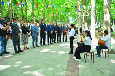 Ağstafada “Fırçaların dili ilə Bütöv Azərbaycan” mövzusunda rəsm sərgisi təşkil olunub