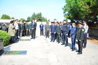 27 Sentyabr - Anım Günündə Ağstafa rayon Şəhidlər xiyabanı ziyarət olunub.
