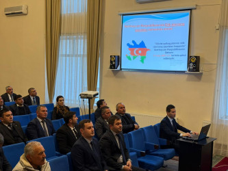 Dövlət qulluğunda korrupsiyaya qarşı mübarizə və etik davranış qaydalarının praktiki tətbiqi məsələlərinə dair təlim keçirilmişdir