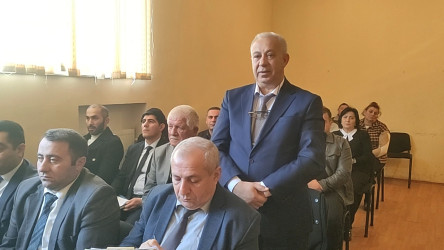 Seymur Orucov Ağstafa şəhərində vətəndaşların növbəti səyyar qəbulunu keçirib