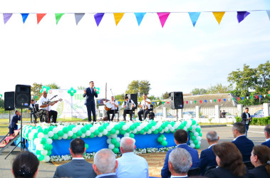 Ağstafada icra olunan “Yaşıl kəndim” layihəsi çərçivəsində ilk konsert pqroqramı ucqar Sadıqlı kəndində baş tutdu