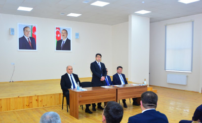 Seymur Orucov Ağstafanın Gürcüstanla həmsərhəd olan Sadıqlı kəndində növbəti dəfə vətəndaşları dinləyib