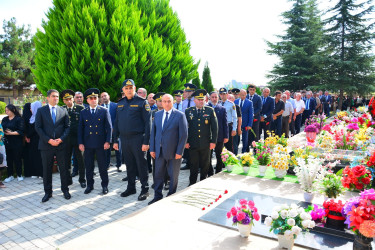 27 Sentyabr - Anım Günündə Ağstafa rayon Şəhidlər xiyabanı ziyarət olunub.