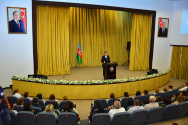 Ağstafada “Şəhərsalma və Memarlıq İli” çərçivəsində "20 sentyabr Dövlət Suverenliyi Günü"nə həsr olunmuş "Suvernenlik-dövlətimizin təməli, memarlıq və gələcəyimizin imzasıdır!" mövzusunda tədbir keçirilib.