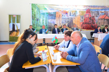 Ağstafalı müəllimlərin iştirakı ilə “Konstitusiya və  Suverenlik İli”nə həsr olunmuş “Suverenlik zirvəsi” adlı intellektual bilik yarışı keçirilib