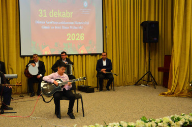 Ağstafada 31 dekabr – Dünya Azərbaycanlılarının Həmrəylik Günü və qarşıdan gələn Yeni il münasibəti ilə ümumrayon bayram tədbiri keçirilib