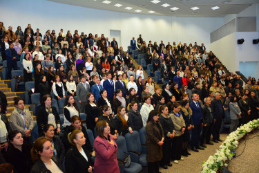 Ağstafa rayon Heydər Əliyev Mərkəzində "Müasir inklüziv təhsil, yeni yanaşmalar və tətbiq modelləri" mövzusunda təhsil işçiləri ilə maarifləndirici görüş keçirilib