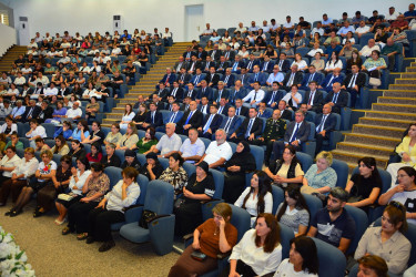 Ağstafada “Şəhərsalma və Memarlıq İli” çərçivəsində "20 sentyabr Dövlət Suverenliyi Günü"nə həsr olunmuş "Suvernenlik-dövlətimizin təməli, memarlıq və gələcəyimizin imzasıdır!" mövzusunda tədbir keçirilib.