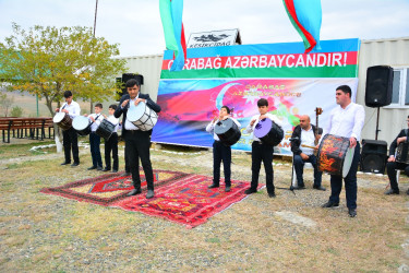 Ağstafada 8 Noyabr – Zəfər Gününün beşinci ildönümünə həsr olunmuş Zəfər yürüşü keçirilib